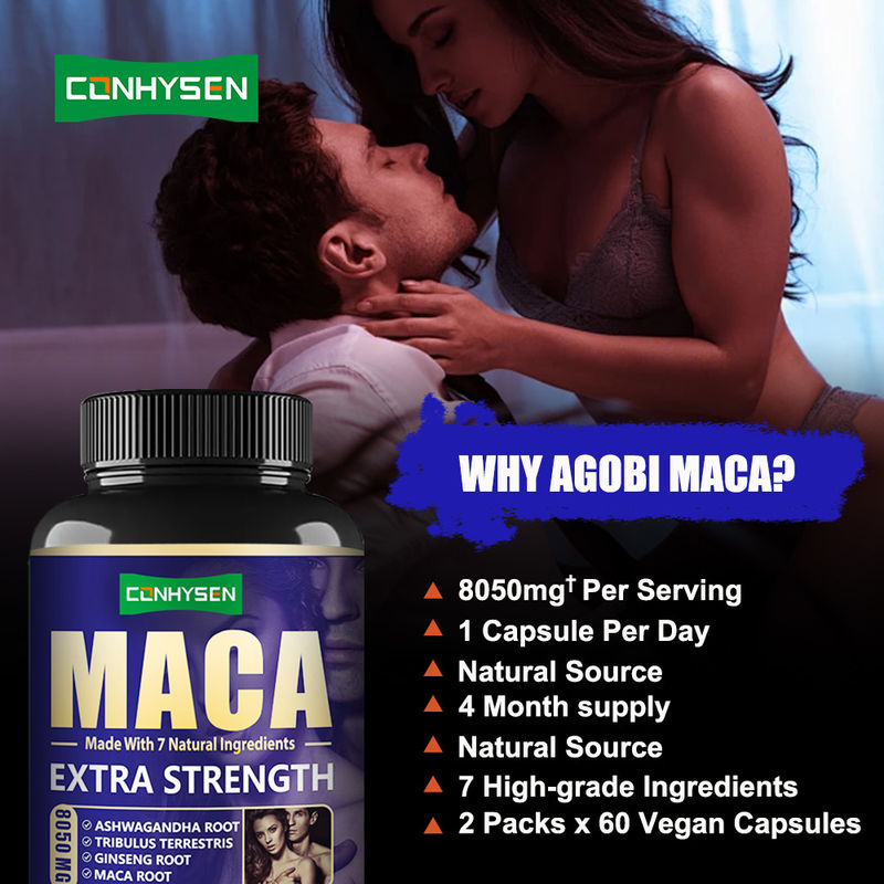 OEM Maca Male Enhancement Capsule Support Energy Men Power Pills Tongkat Ali Capsule