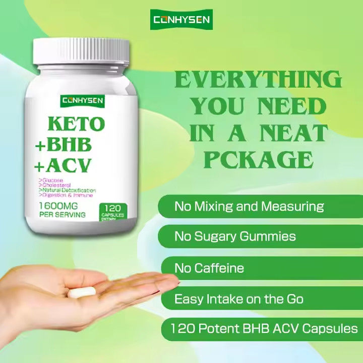 OEM ODM Keto Capsule Perdita di peso Ricco BHB ACV Supporto Body Management Ingrosso