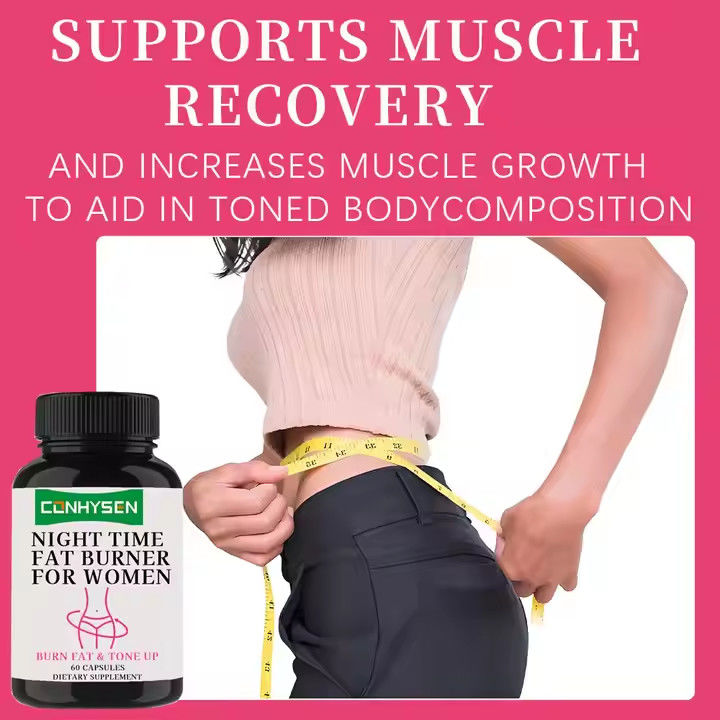 OEM Night Time Fat Burner Capsule Detox Per le donne Perdita di peso più Supplemento soppressore dell'appetito