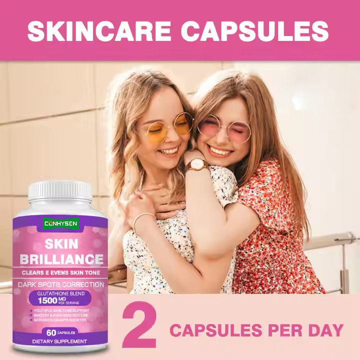 Supporto per il sbiancamento delle macchie scure Supplemento per la cura della pelle 60 capsule
