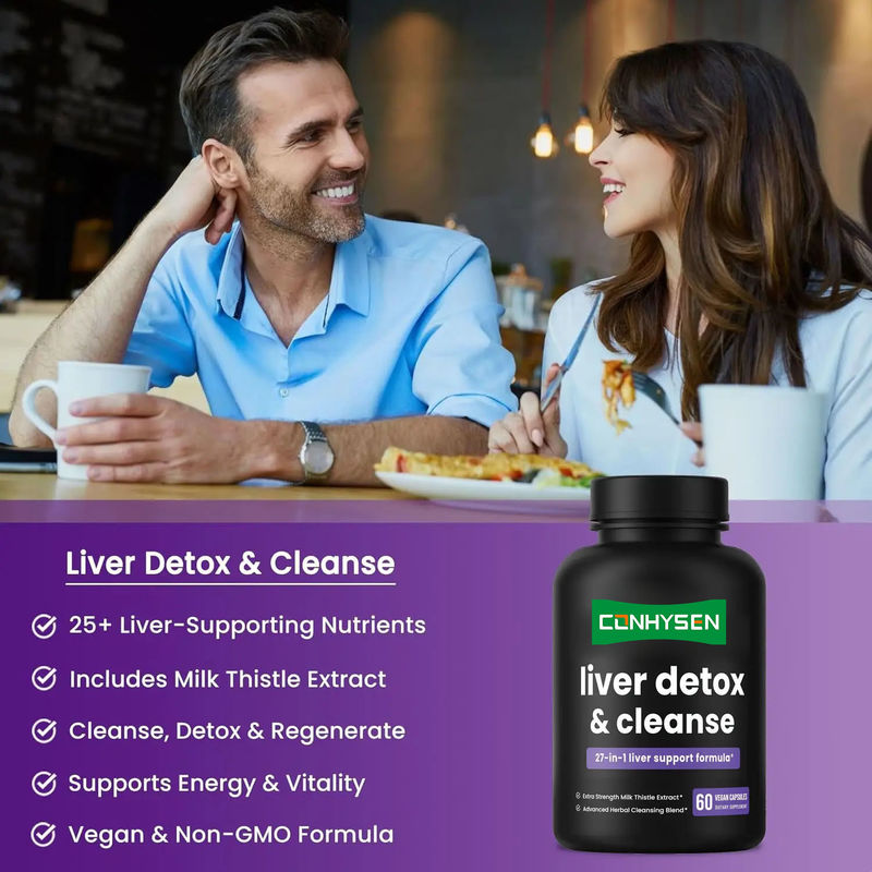 Estratto di semi di cardo di latte Capsule dimagranti Detox e pulizia del fegato Capsule a gusto personalizzato