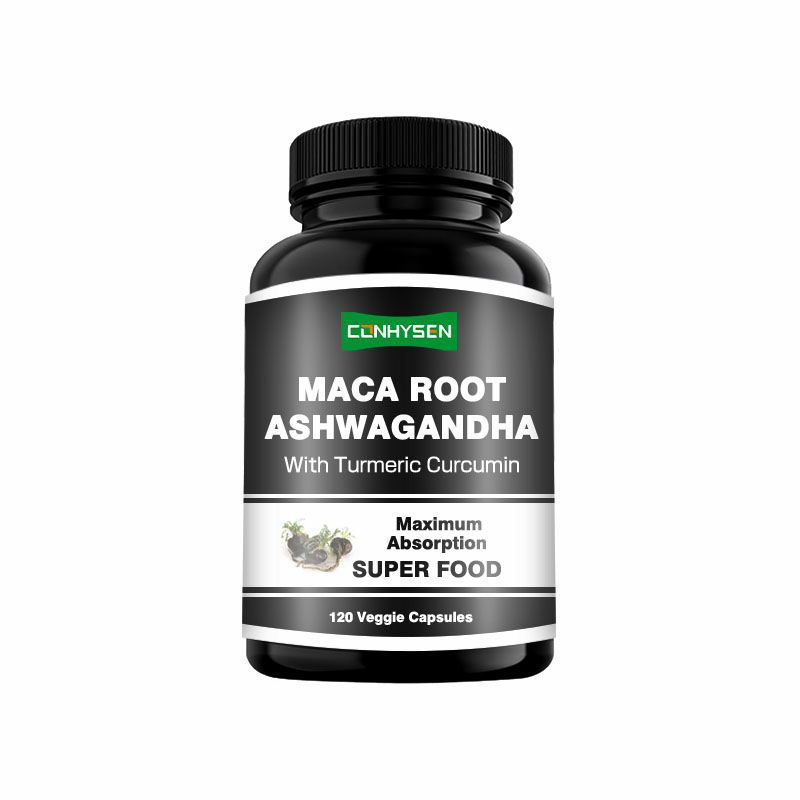 Personalizzazione di fabbrica capsule di Maca, Ashwagandha e Curcuma per l'equilibrio ormonale