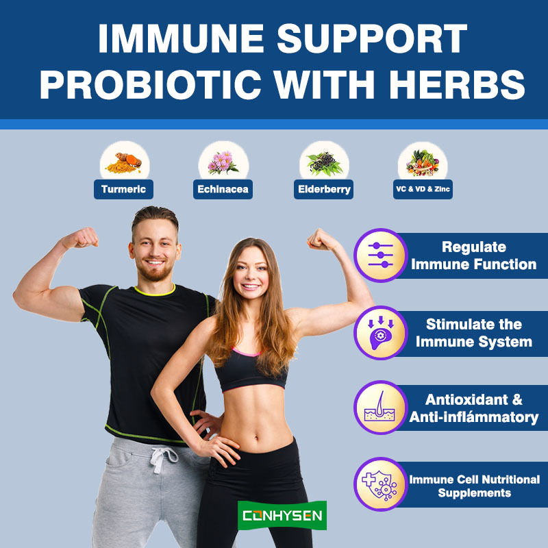 Fornitura di fabbrica capsule prebiotiche 5-in-1 Migliora la salute digestiva Complesso probiotico premium
