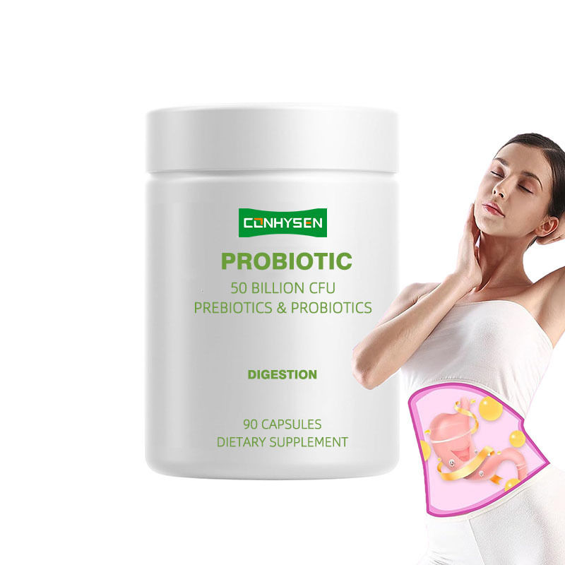 Capsule di probiotici Private Label Supportano una migliore digestione con miscela botanica biologica fermentata