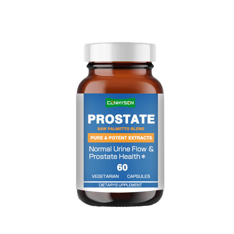 Capsule per la prostata personalizzate Saw Palmetto Supplement Boosts Prostate Health Formulato per gli uomini