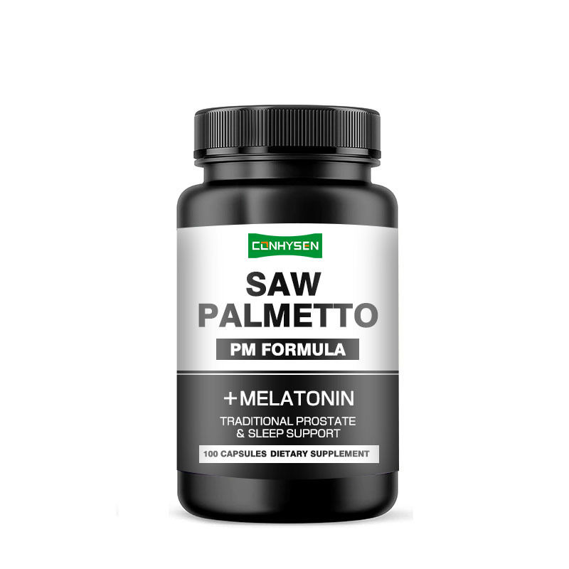 Formula PM per il supporto notturno tradizionale della prostata con capsule di Serenoa Repens e Melatonina