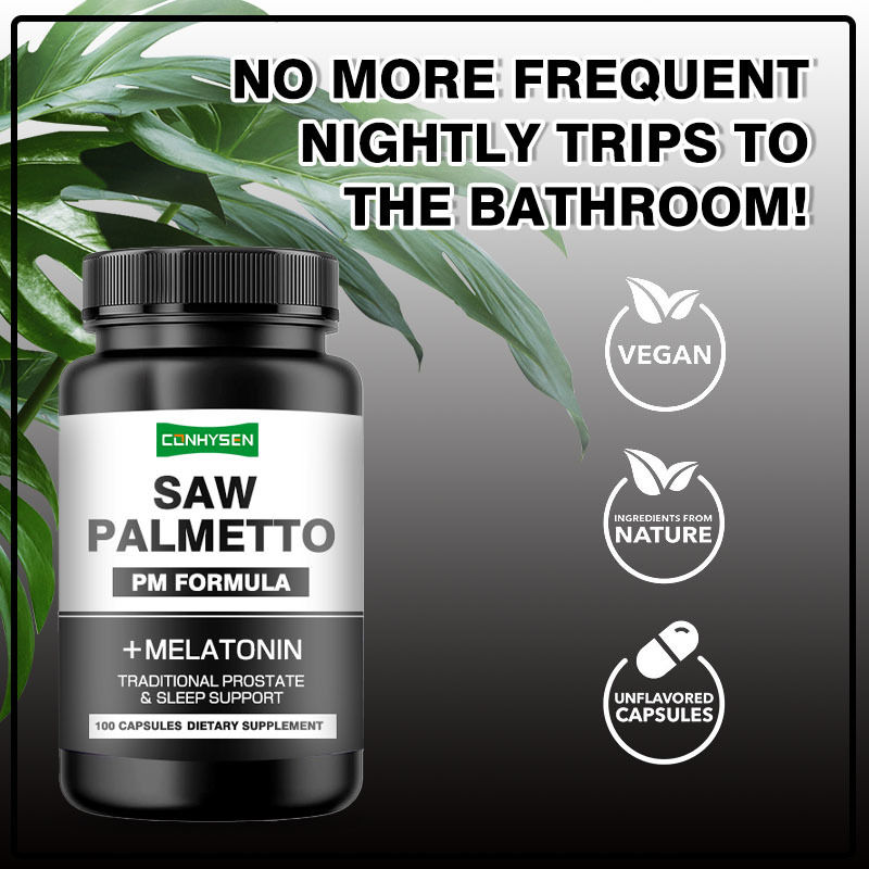 Formula PM per il supporto notturno tradizionale della prostata con capsule di Serenoa Repens e Melatonina