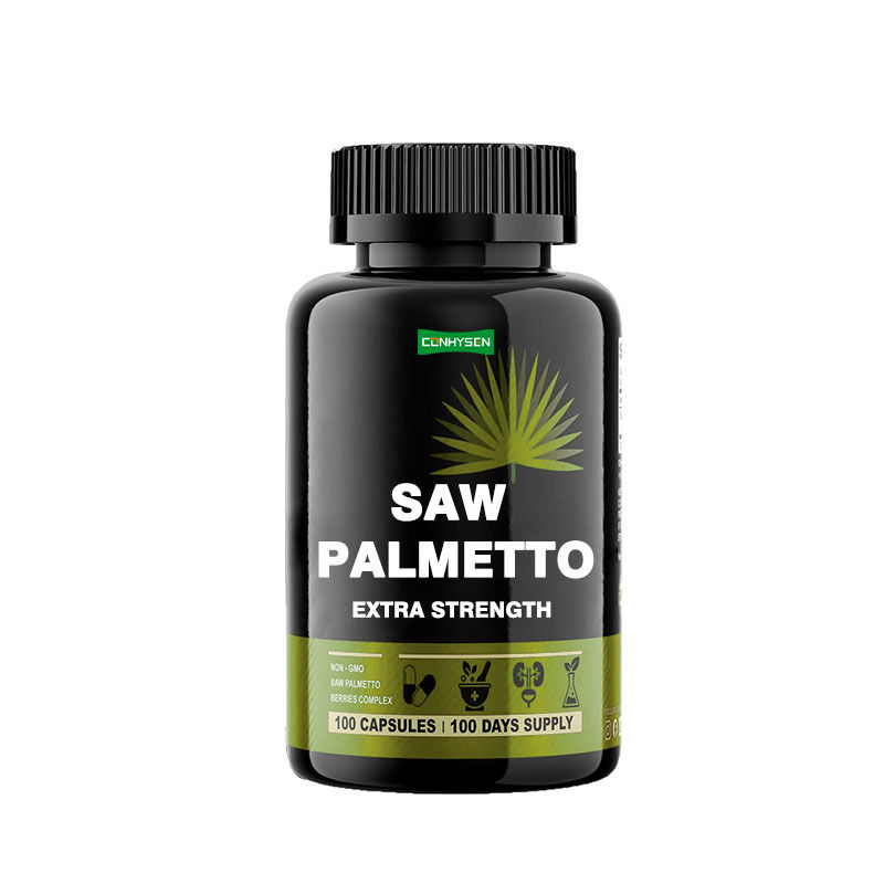 Produttore di integratori Saw Palmetto Capsule Extra Fortezza Per Ridurre la Perdita dei Capelli Supporta la Crescita