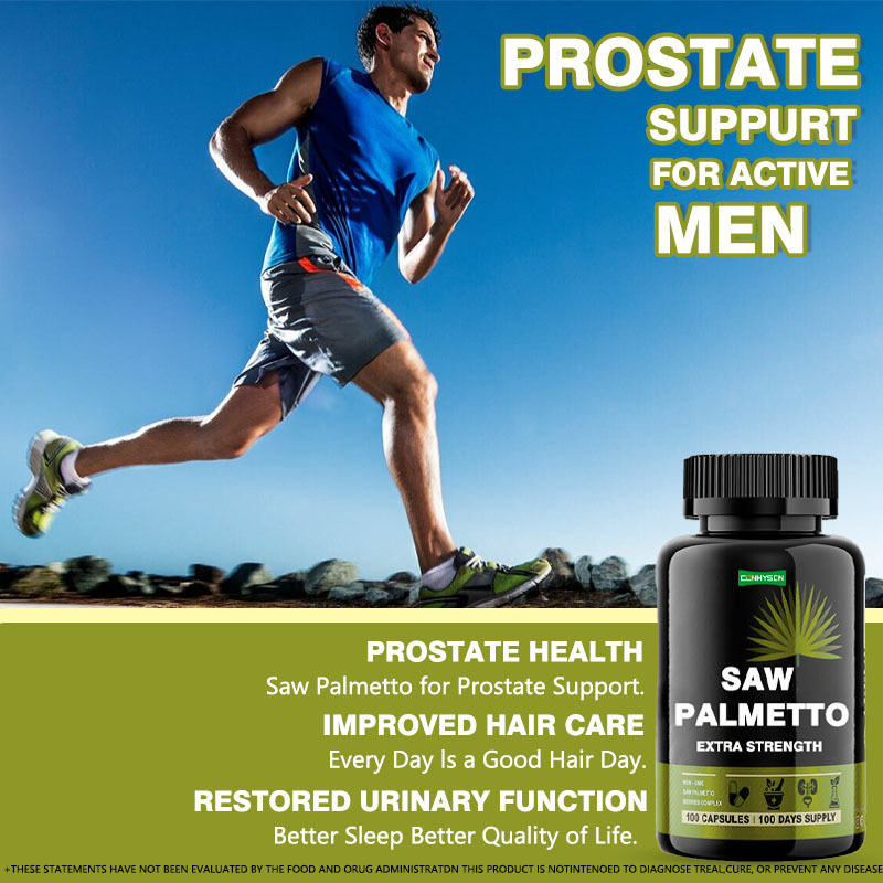 Produttore di integratori Saw Palmetto Capsule Extra Fortezza Per Ridurre la Perdita dei Capelli Supporta la Crescita