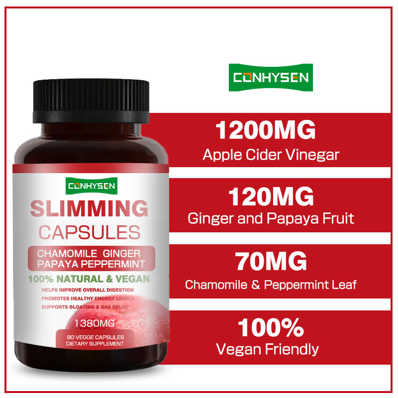 Capsule dimagranti 100% vegane con camomilla