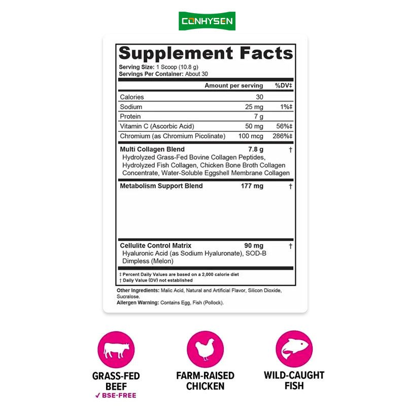 Produttore di integratori Capsule dimagranti che migliorano i peptidi di collagene 5 tipi di integratore di collagene