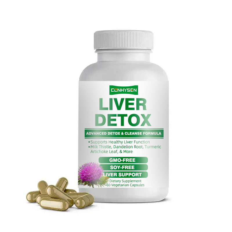 Capsule personalizzate per la disintossicazione del fegato: favoriscono la salute del fegato, capsule vegetariane con polvere di radice di tarassaco