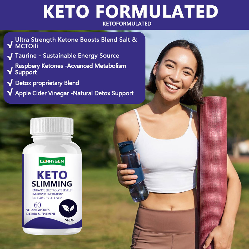 Capsule dimagranti KETO personalizzate Premium Prodotti per la salute Gestione del peso Capsule Keto