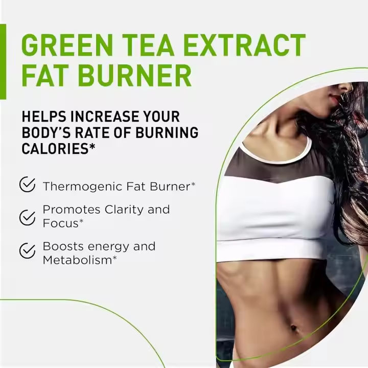 Brucia Grassi al Tè Verde Premium Supporto Naturale per la Perdita di Peso Booster del Metabolismo Supporto Detox con Benefici per l'Energia Immunitaria