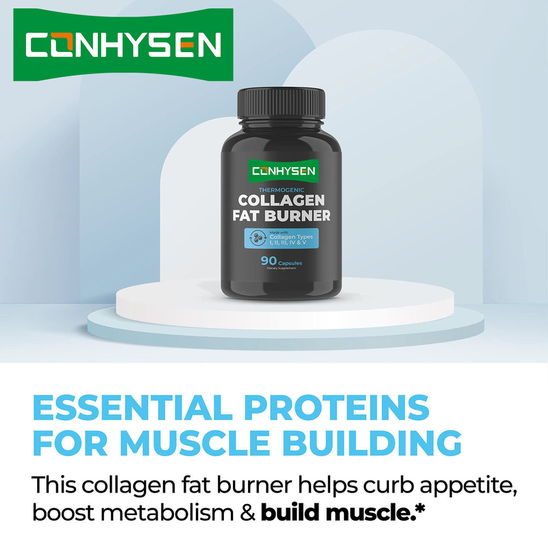 Capsule di peptidi di collagene multi-collagene personalizzate Integratori brucia grassi Pillola soppressore dell'appetito per adulti Pillole di collagene anti-età