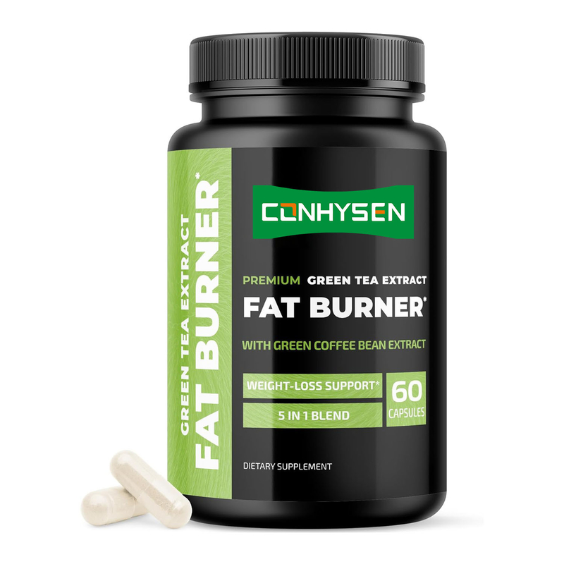 Combinazione di bruciatore di grasso 5 in 1 con estratto di tè verde Garcinia Cambogia Cetonine lampone Supporto naturale alla perdita di peso