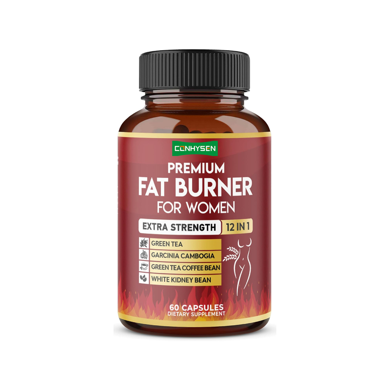 Extra Strength 12 in 1 Fat Burner per donne Capsule vegane con tè verdeGarcinia Cambogia Bianco Reni Fagioli Metabolismo Supporto alla digestione