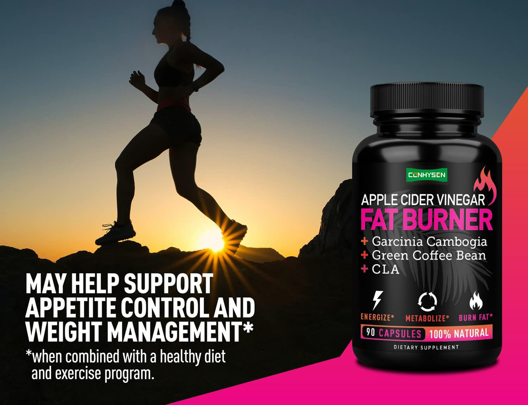Aceto di sidro di mele bruciatore di grassi con Garcinia Cambogia Green Coffee Bean Keto Paleo Friendly Controllo dell'appetito Supporto al metabolismo