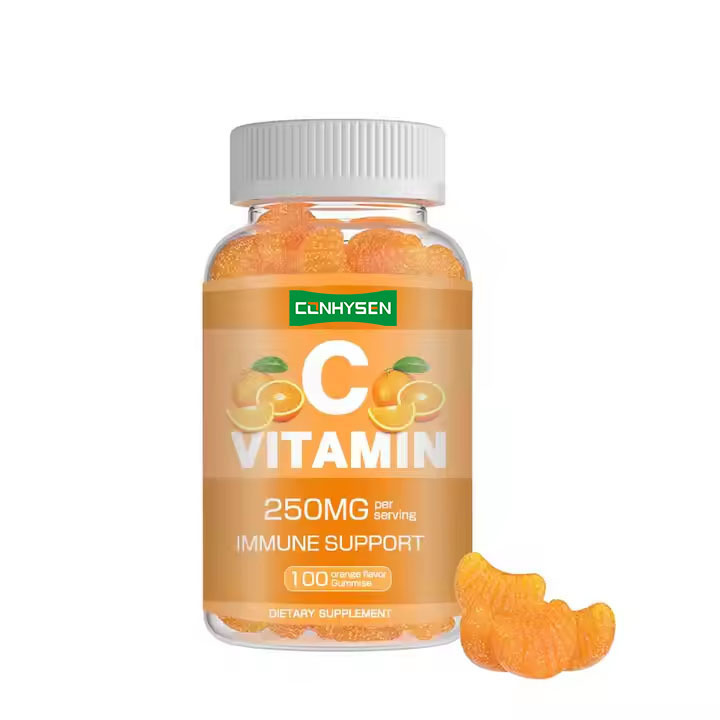 Caramelle gommose OEM ODM alla vitamina C 60 per rafforzare il sistema immunitario, integratore vitaminico per adulti, caramelle alla vitamina C