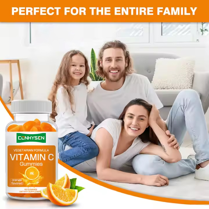 Gommosi all'estratto di frutta d'arancia alla vitamina C per capelli sani e riduzione del rischio cardiovascolare