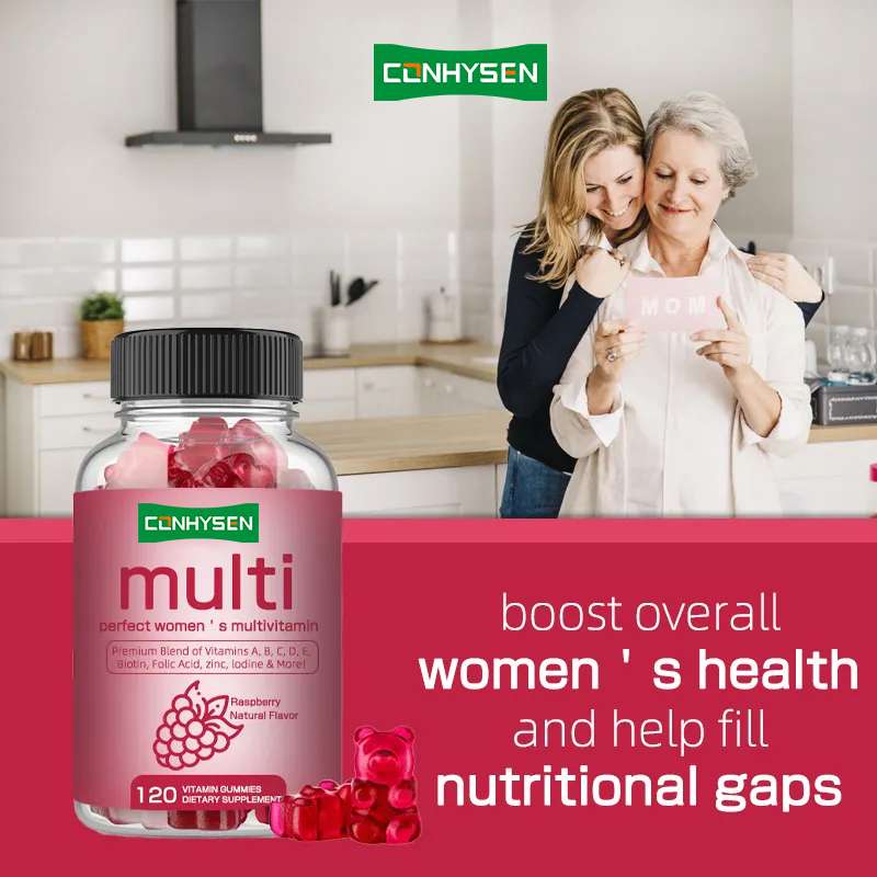 Gommosi Multivitaminiche Vitamina B Biotina Donna per Immunità Integratore per la Salute per Gommosi alla Vitamina C