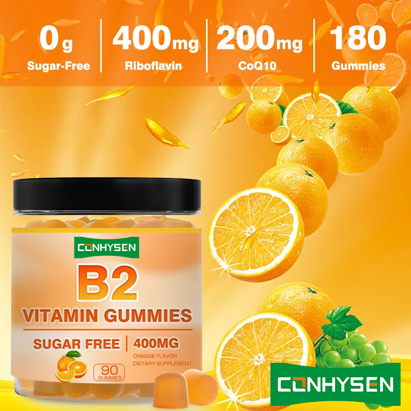 Gommine Premium alla Vitamina B2 con CoQ10: Aumentano il Metabolismo e Supportano la Salute del Sistema Nervoso - Integratori
