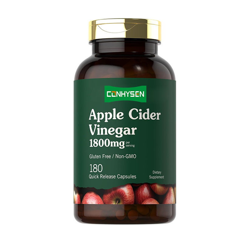 Integratore di capsule di aceto di sidro di mele biologico con vitamine e zinco per la perdita di peso con marchio privato OEM