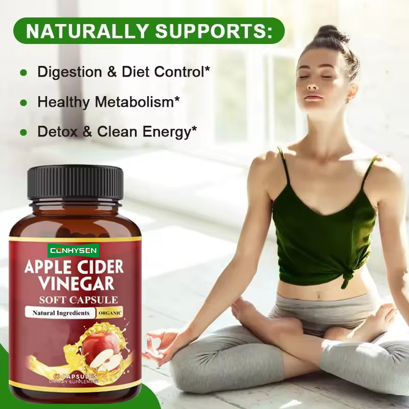 Wellbody OEM/ODM Private Label Fabbrica di Fornitura Halal Naturale Organico KETO Capsule di Aceto di Sidro di Mele per Modellare il Corpo