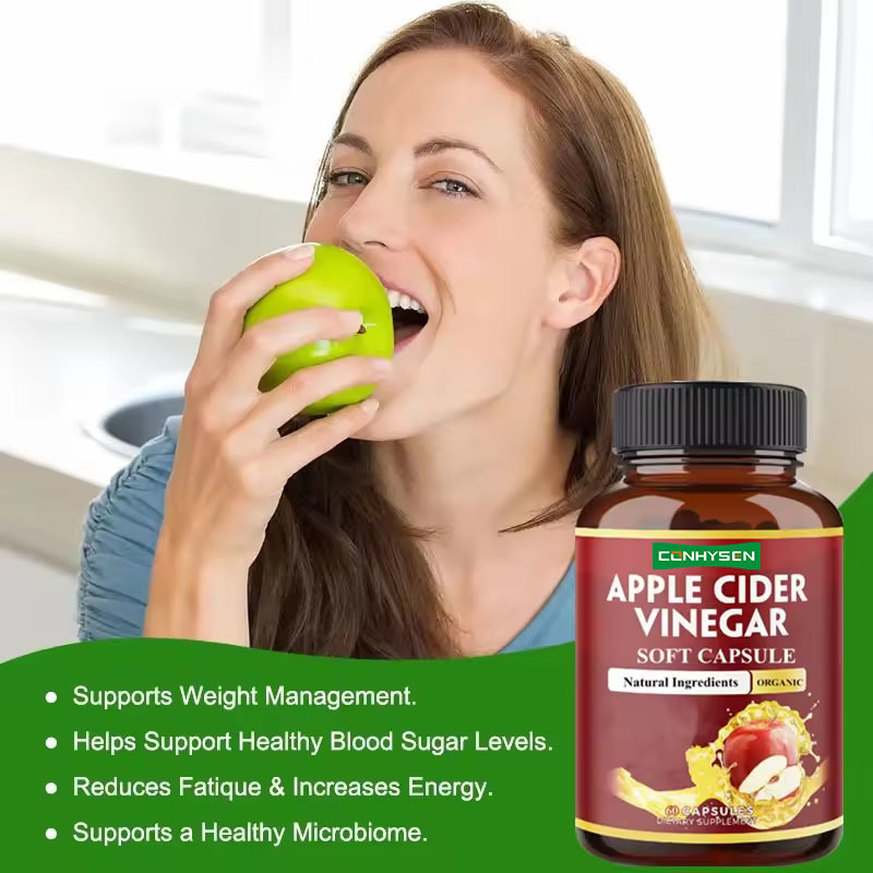 Wellbody OEM/ODM Private Label Fabbrica di Fornitura Halal Naturale Organico KETO Capsule di Aceto di Sidro di Mele per Modellare il Corpo