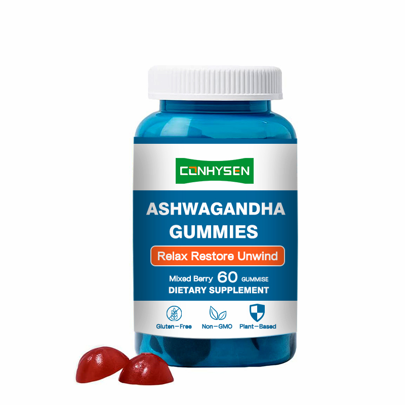 Gomme di Ashwagandha con vitamina D2 per il supporto immunitario 18 mesi di durata