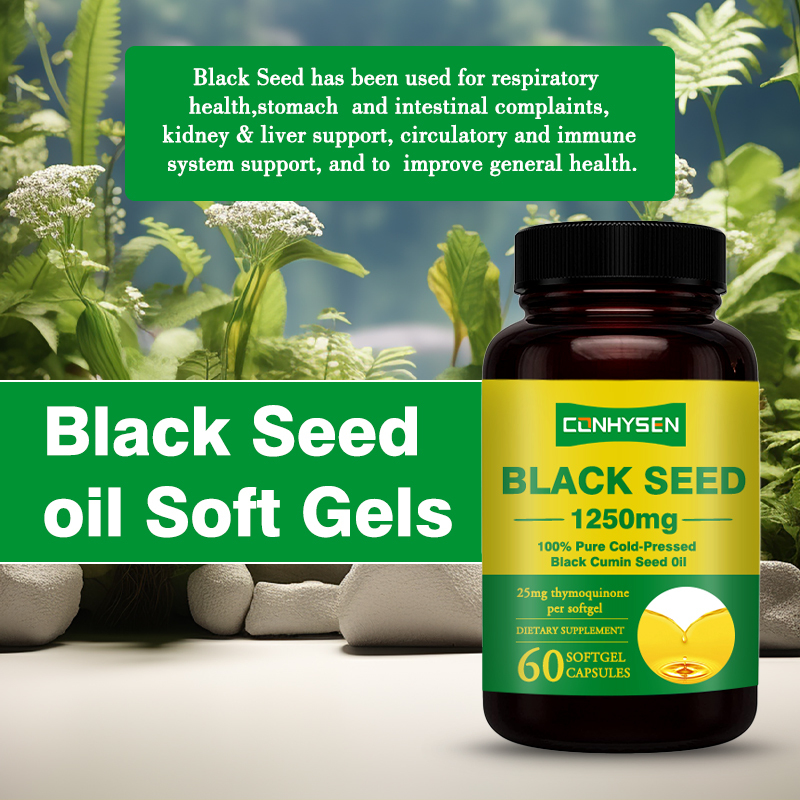 Softgel OEM Premium di Olio di Semi Neri Personalizzato per Supporto Immunitario e Salute delle Articolazioni