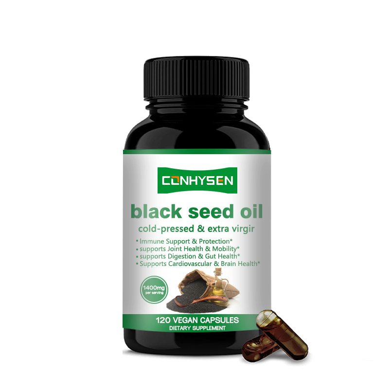 Capsule di olio di semi neri biologico 1000mg per la salute delle articolazioni - Durata 24 mesi