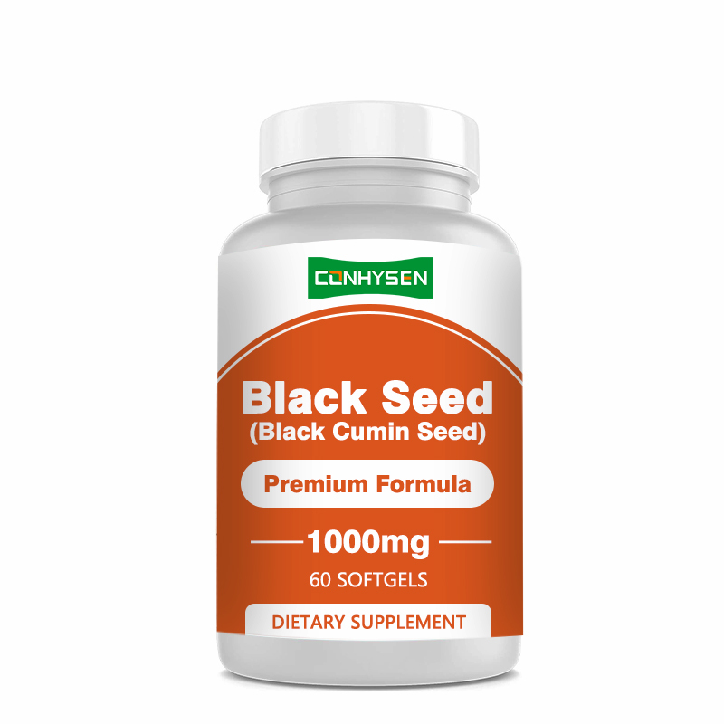 Softgels all'olio di semi neri 1000mg con Omega-3 6 9 per il supporto antiossidante