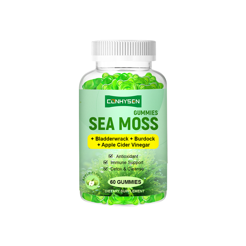 OEM/ODM Custom Organic Sea Moss Gummies Candy Supporto articolare sano alle ossa