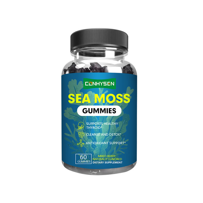 Fornitura di fabbrica di gummies all'estratto di muschio irlandese biologico per pulizia e disintossicazione