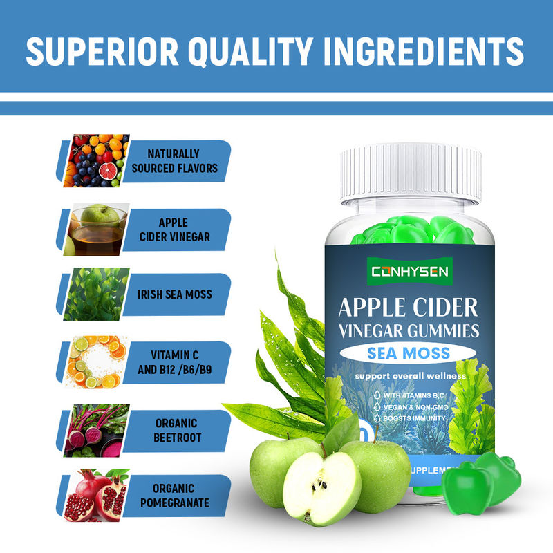 Gumi di muschio di mare con vitamina B C Fabbrica ingrosso Supporto al rifornimento di energia