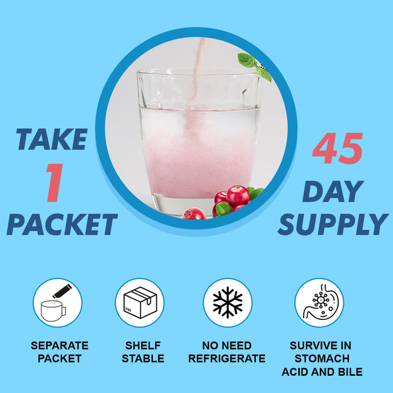 Polvere di probiotici 4-in-1 Pro D-Mannosio Marchio personalizzato Mantenere l'equilibrio del pH