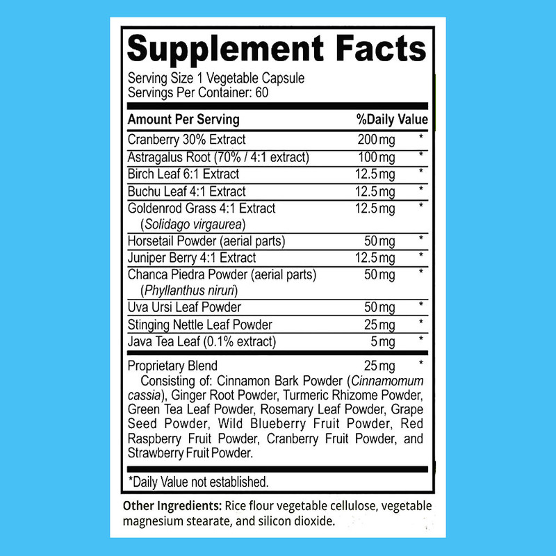 Detox personalizzato all'ingrosso per la pulizia dei reni, supporto per la salute della vescica, funzione delle vie urinarie, equilibrio dei liquidi