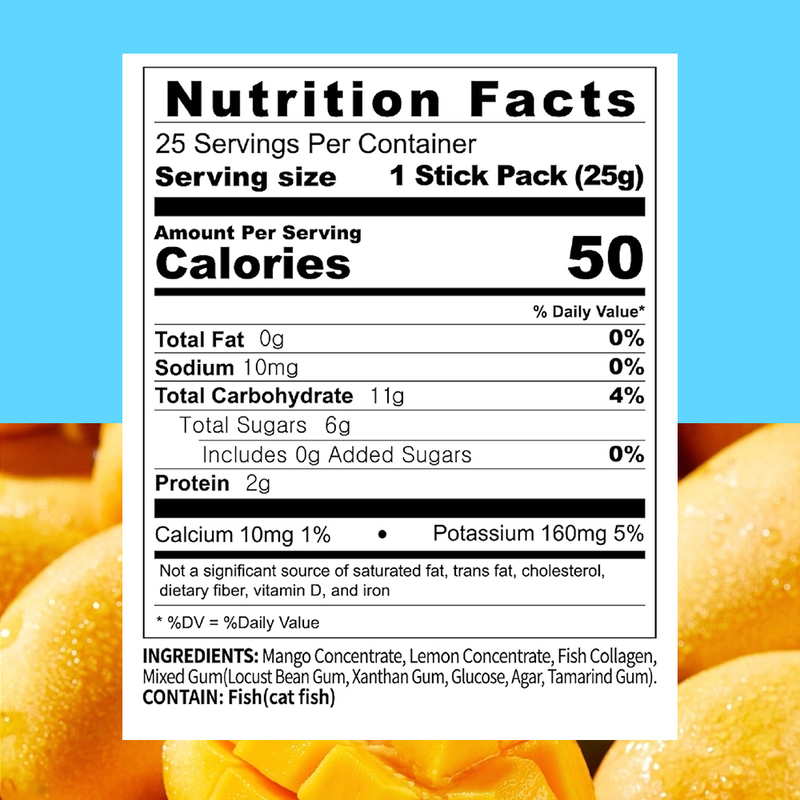 La gelatina di collagene con mango favorisce la salute delle articolazioni e delle ossa