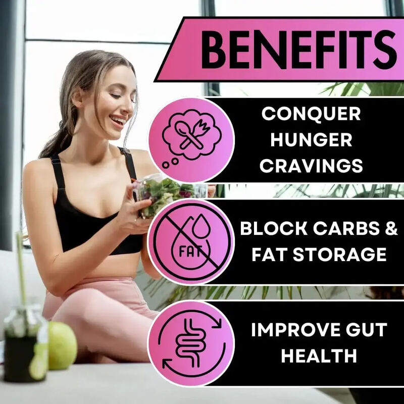 Capsule Brucia Grassi Naturale per Adulti OEM/ODM, Soppressore dell'Appetito e Integratore di Fibre Alimentari per la Perdita di Peso