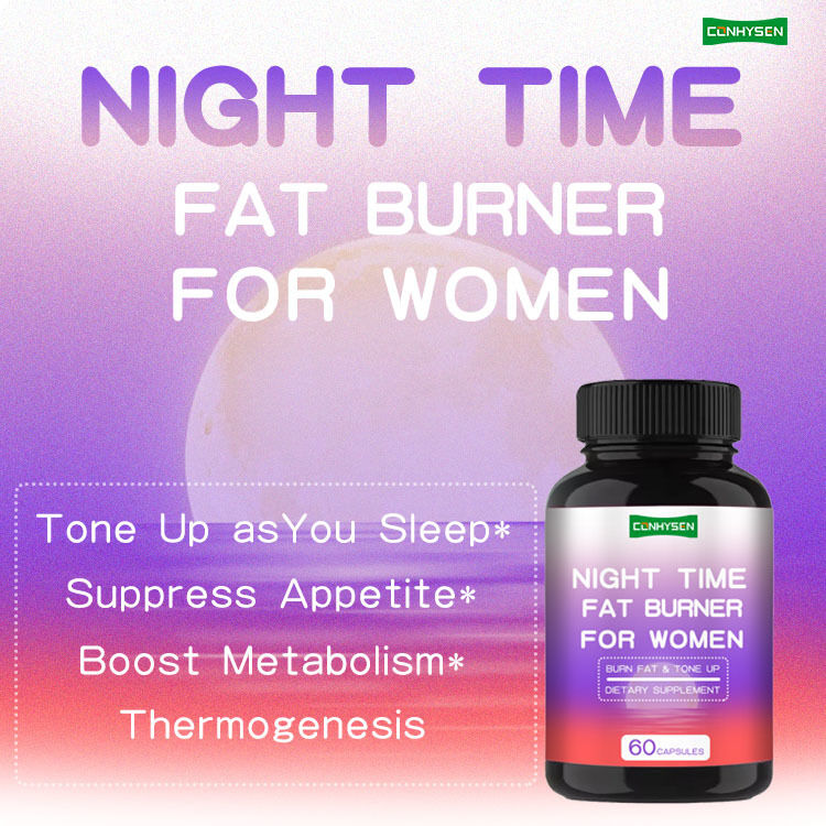 Supplemento efficace per la perdita di peso bruciatore di grasso Capsule per la perdita di peso bruciatore di grasso notturno per le donne Supplemento per le capsule