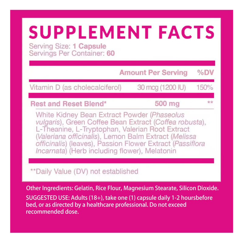 Capsule Brucia Grassi Notturno OEM per la Perdita di Peso, Capsule per la Salute, Detox, Pulizia, Perdita di Peso, Soppressore dell'Appetito, Stimolatore del Metabolismo