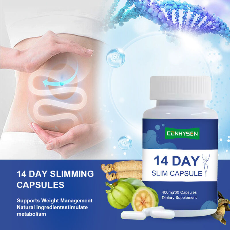 Etichetta Privata 14 Giorni Capsule Snellenti Supporta la Salute Digestiva e la Perdita di Peso Integratore Alimentare Capsule Detox