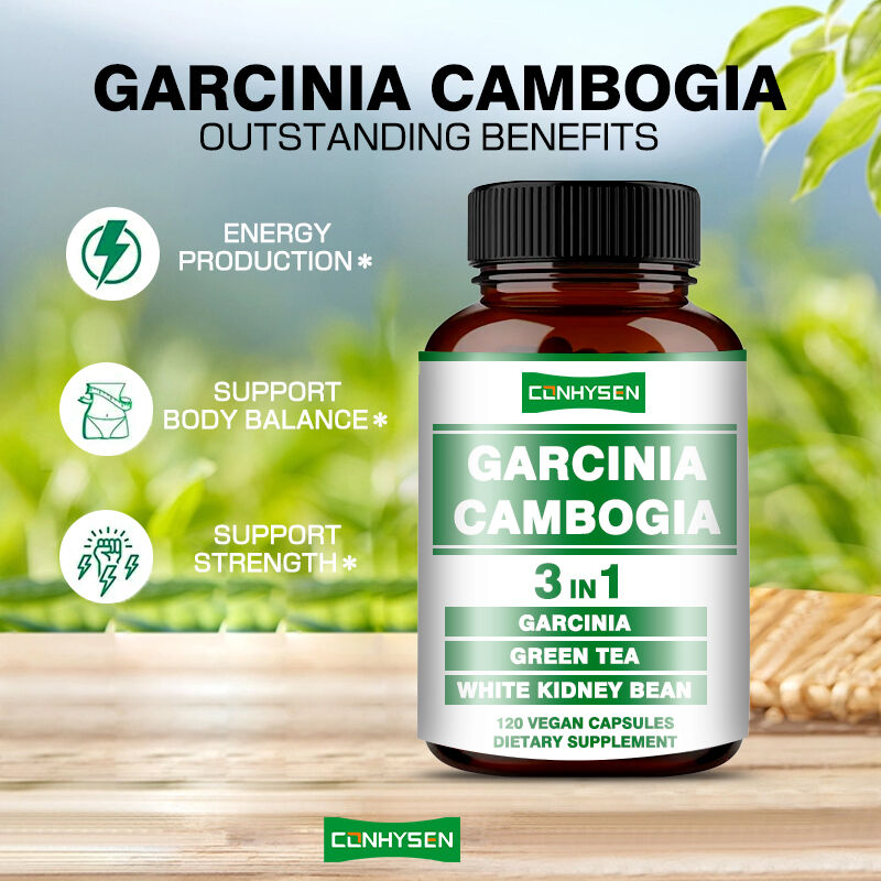 OEM Capsule di Garcinia Cambogia per la produzione di energia Supporto all'equilibrio del corpo Capsule di fibra alimentare Perdita di peso