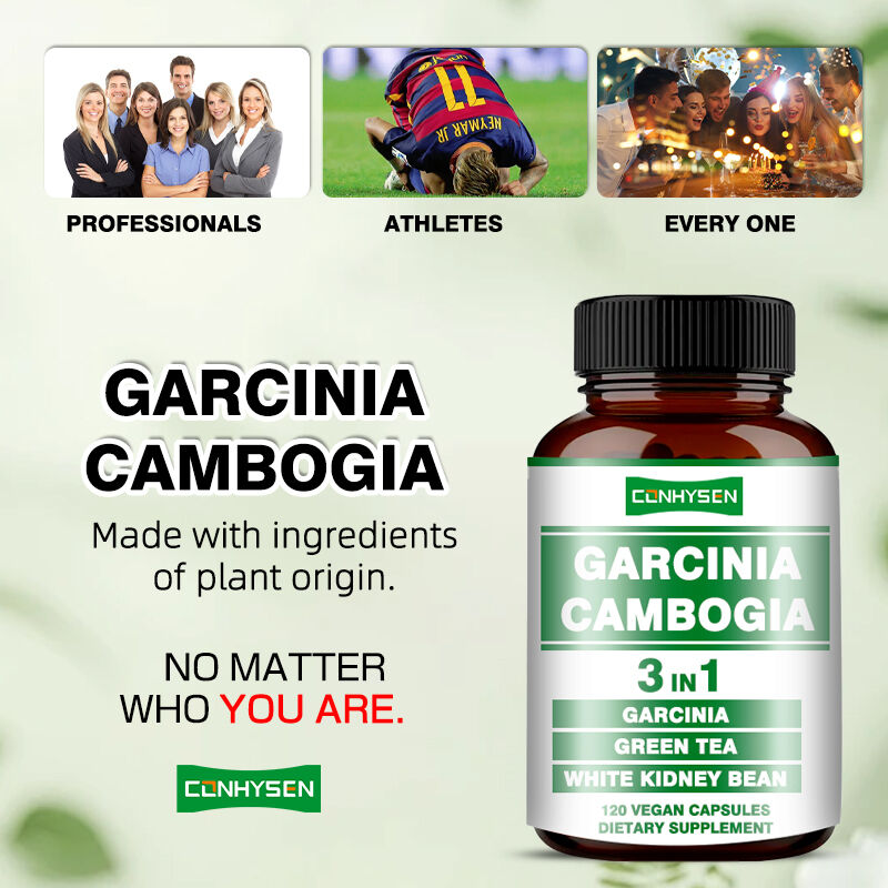 OEM Capsule di Garcinia Cambogia per la produzione di energia Supporto all'equilibrio del corpo Capsule di fibra alimentare Perdita di peso