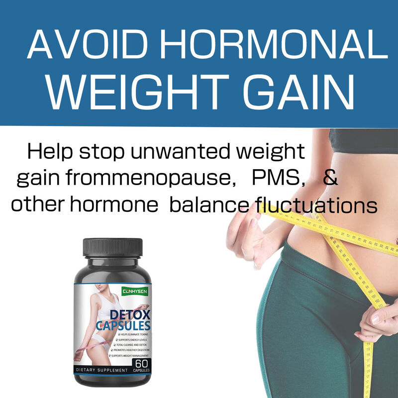 Capsule per il Detox a Marchio Privato, Prodotti Erboristici Dimagranti che Potenziano il Metabolismo e Supportano la Salute Digestiva per Adulti