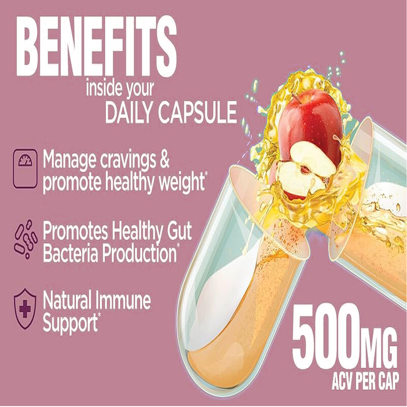 Vendita Diretta di Fabbrica OEM Body Management Promuove la Digestione e la Gestione del Peso Capsule di Aceto di Mele