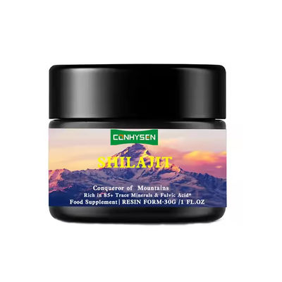 OEM Himalayan Shilajit Resina ricca di minerali fulvici Acido Fulvico Aumenta il sistema immunitario