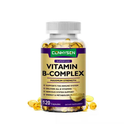 Etichetta privata Vitamina B complesso Softgels Supporto sistema nervoso Multi Vitamine gommose