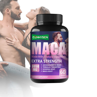 OEM Black Maca Capsule Strong Energy Enlargement Pills Supplemento alimentare a base di erbe